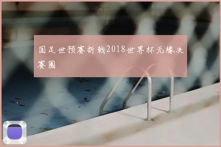 国足世预赛折戟2018世界杯无缘决赛圈
