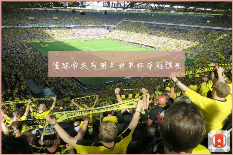 懂球帝发布明年世界杯夺冠预测